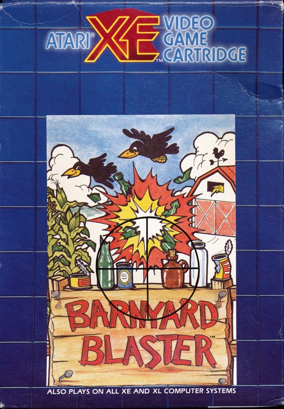 Barnyard Blaster box art for Atari 7800